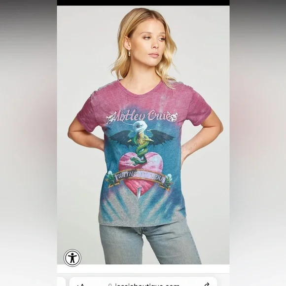 NWT Chaser Motley Crüe T-Shirt - Picture 1 of 7